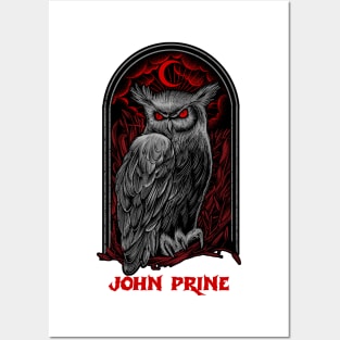 The Moon Owl John Prine Posters and Art